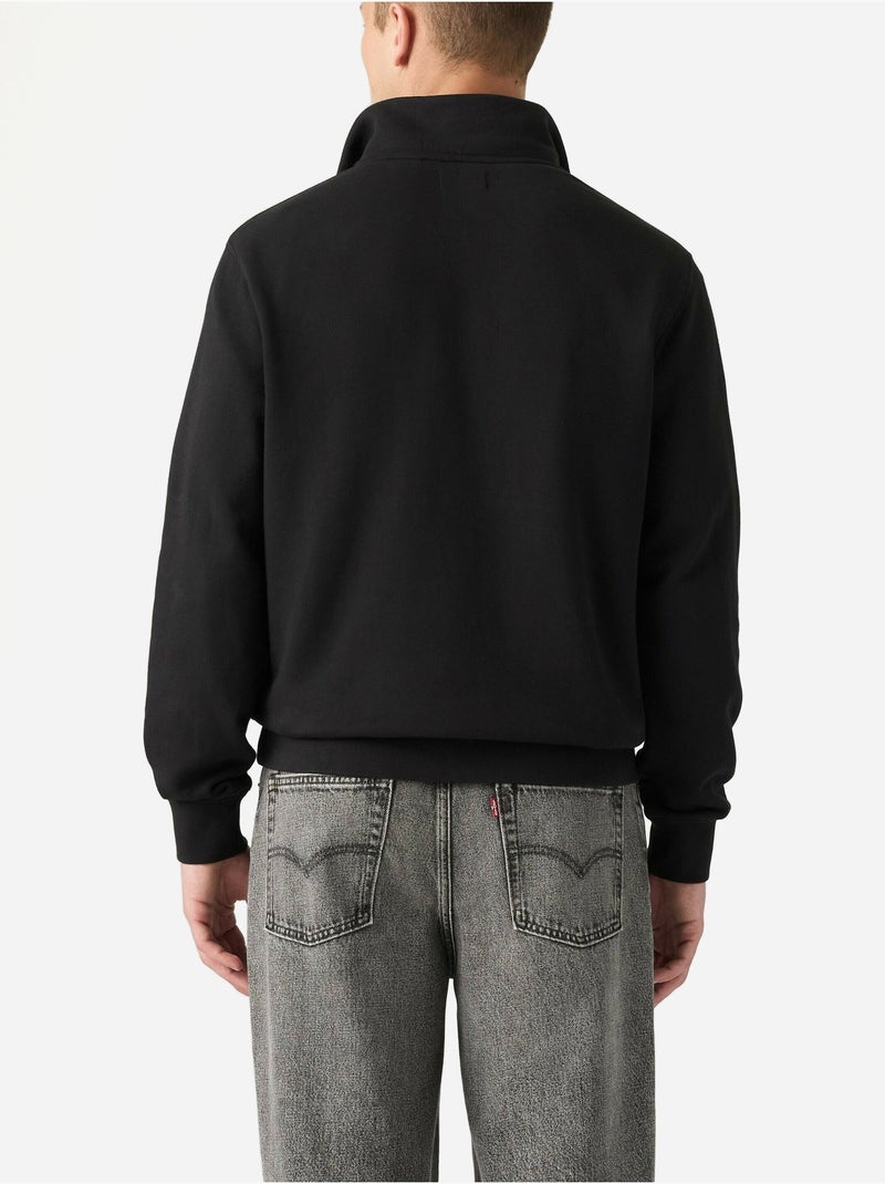 Felpa con collo alto e cerniera - levi's Nero - Kiabi
