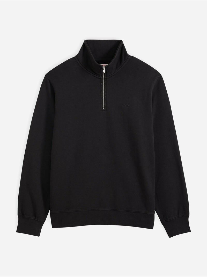 Felpa con collo alto e cerniera - levi's Nero - Kiabi