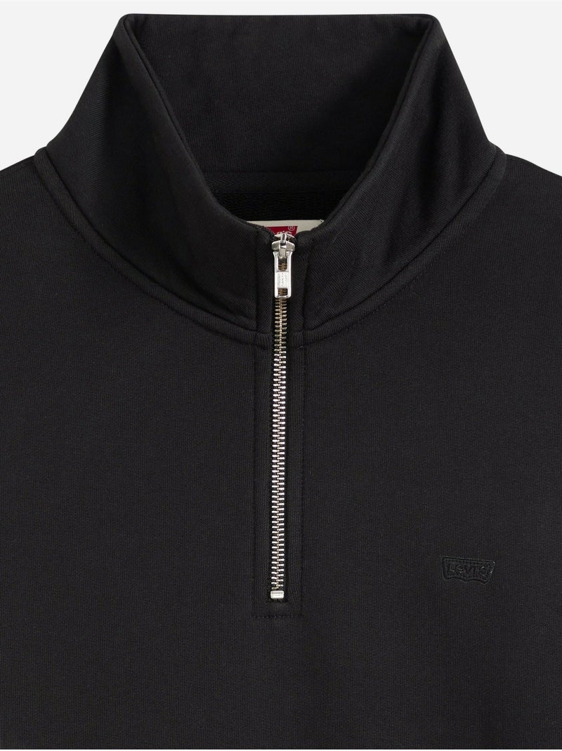 Felpa con collo alto e cerniera - levi's Nero - Kiabi