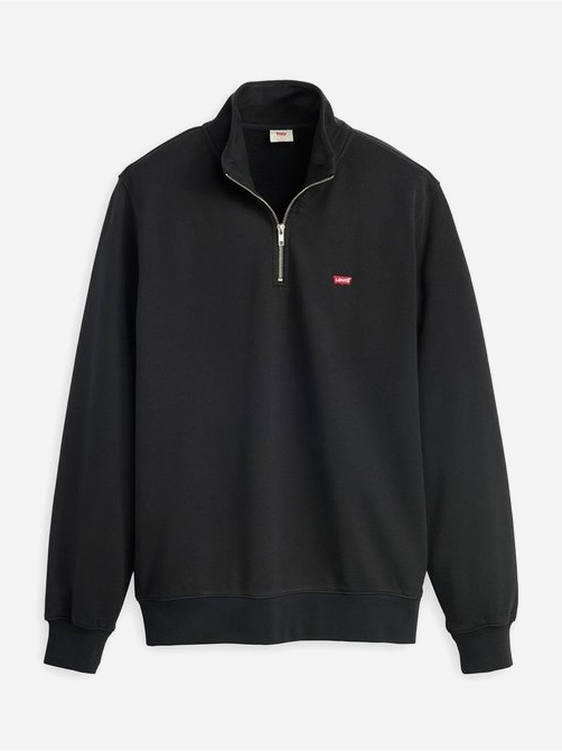 Felpa con collo alto e cerniera - levi's Nero Nero - Kiabi