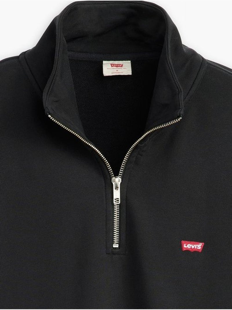 Felpa con collo alto e cerniera - levi's Nero Nero - Kiabi