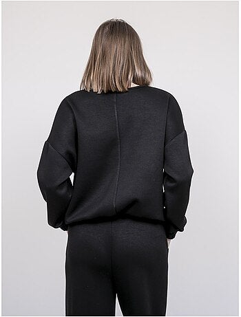 Felpa con dettagli tweed YSEULT