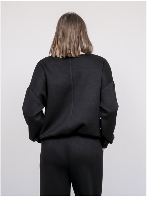Felpa con dettagli tweed YSEULT - Kiabi