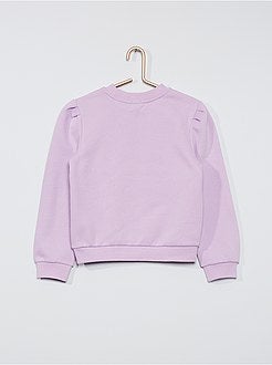 Felpa con maniche a palloncino - Kiabi