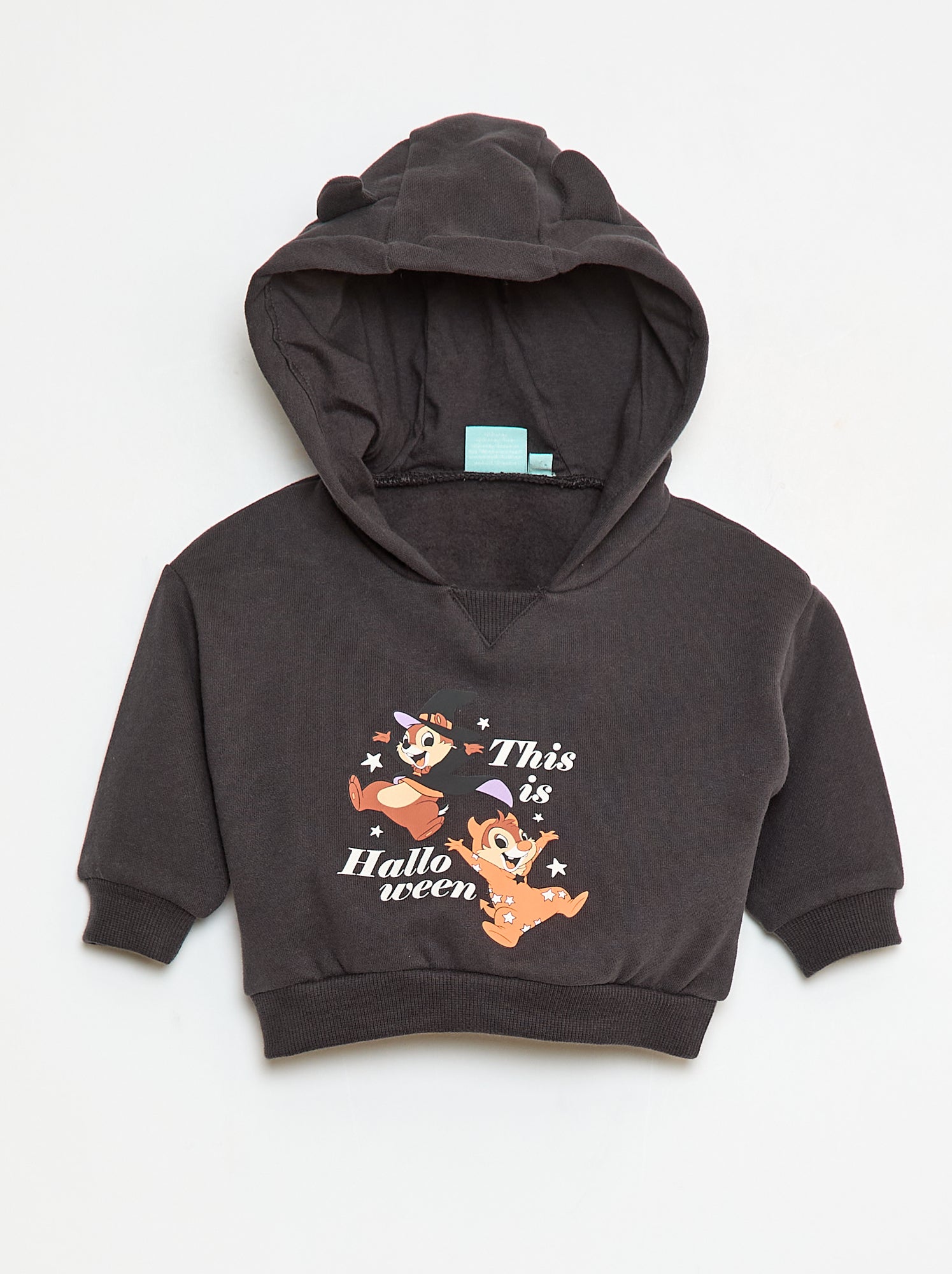 Felpa con motivo stampato "Tic e Tac"