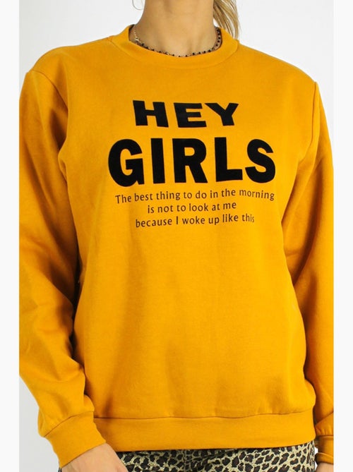 Felpa con scollo rotondo Kebello - Kiabi