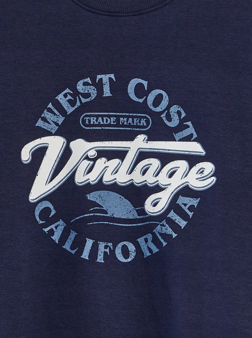 Felpa con scollo tondo e stampa 'Produkt' - Kiabi