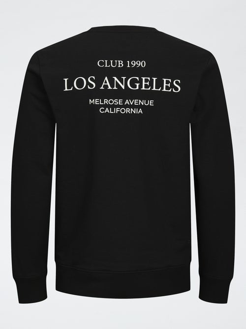 Felpa con scollo tondo 'Produkt' - Kiabi