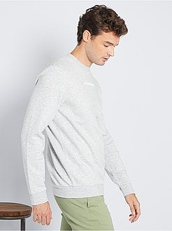 Taglie forti Uomo - Felpa con scritta eco-sostenibile + 190 cm - Kiabi