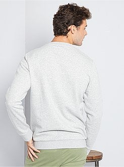 Taglie forti Uomo - Felpa con scritta eco-sostenibile + 190 cm - Kiabi