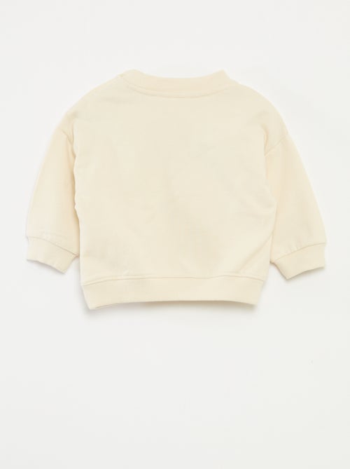 Felpa con stampa animata 'Snoopy' in pile di cotone - Kiabi