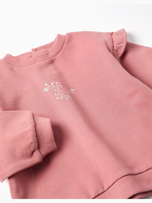 Felpa con stampa floreale + pantaloni - Kiabi