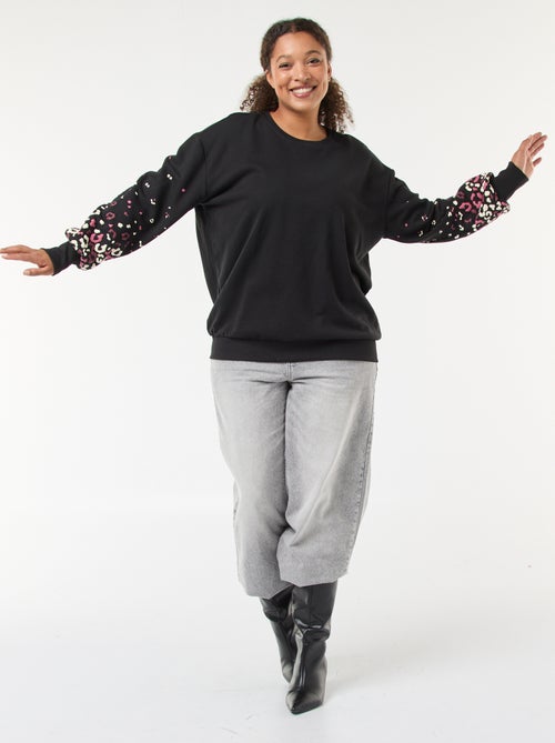 Felpa con stampa 'Only Carmakoma' - Kiabi