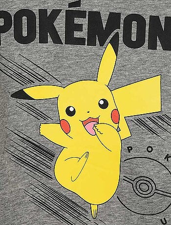 Felpa con stampa "Pokémon" "Pikachu