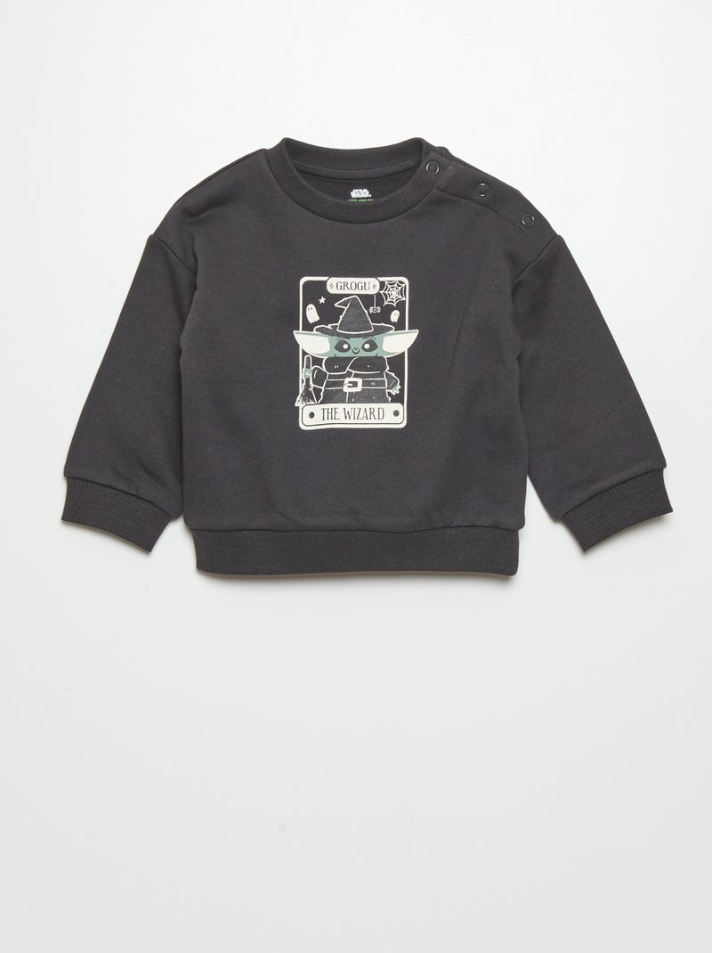 Felpa con stampa 'Star Wars' Halloween Grigio scuro - Kiabi