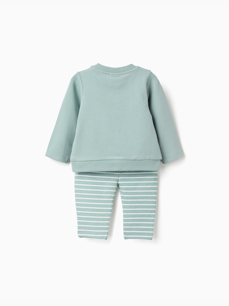 Felpa con stampa tigger + pantaloni Verde chiaro - Kiabi