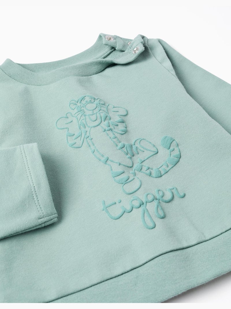 Felpa con stampa tigger + pantaloni Verde chiaro - Kiabi