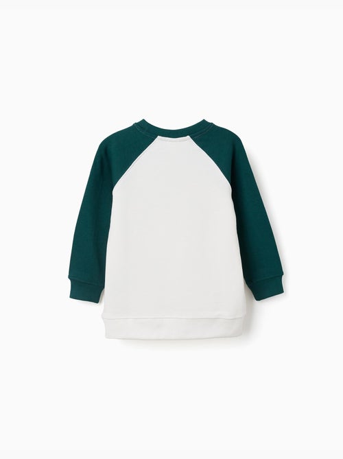 Felpa con stampa zy sul petto - Kiabi