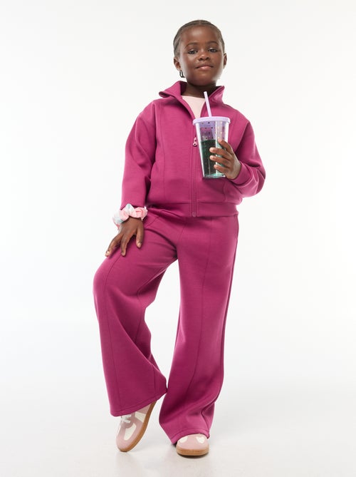 Felpa con zip a collo alto - Kiabi