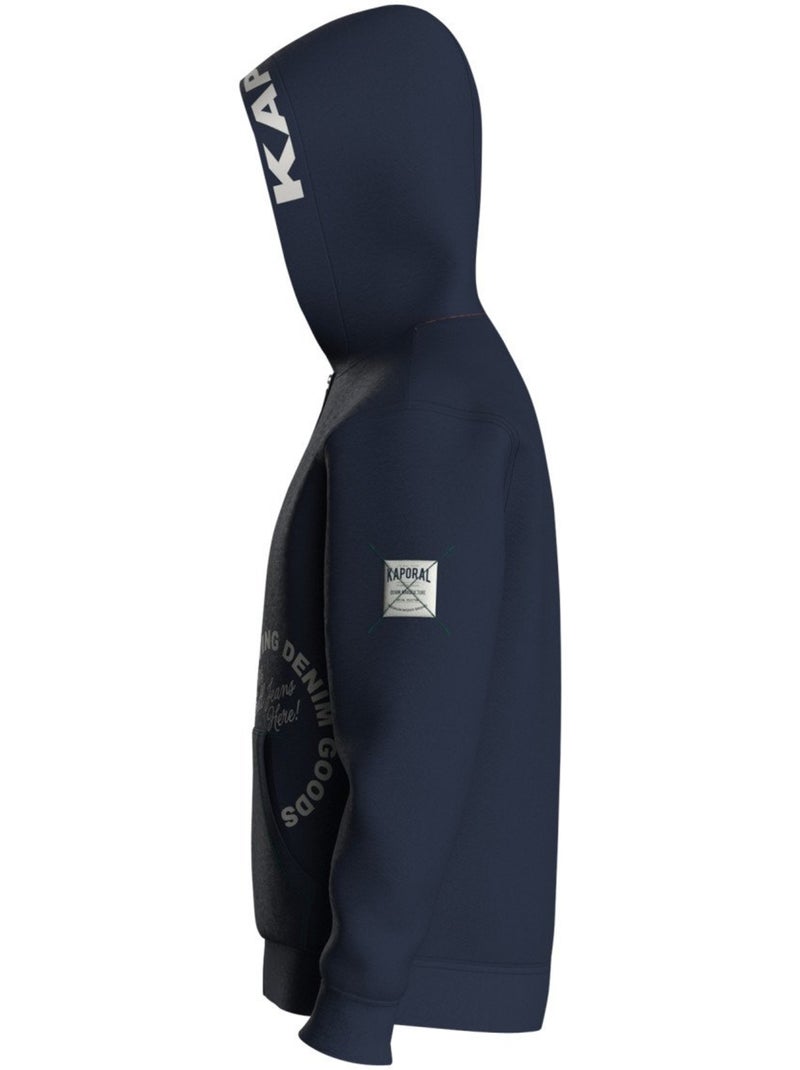Felpa con Zip Bambino Kaporal Blu marino - Kiabi