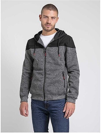 Felpa con zip capuche WILDOMAX