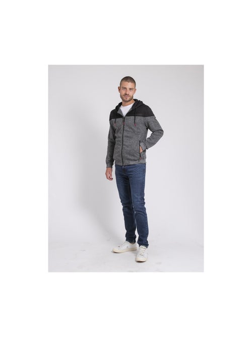 Felpa con zip capuche WILDOMAX - Kiabi