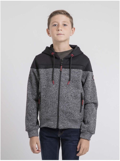 Felpa con zip capuche WILDOMAX-J - Kiabi
