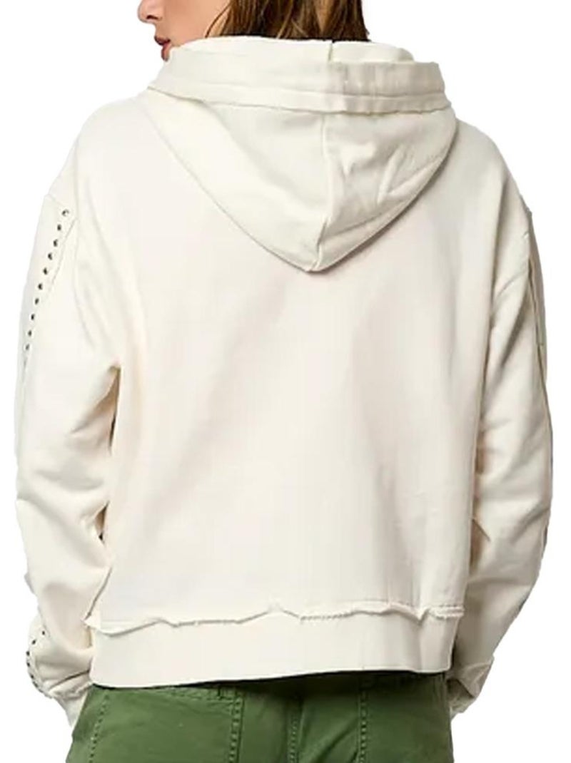 Felpa con zip da donna kaporal Bianco - Kiabi