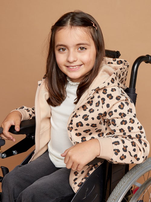 Felpa con zip e cappuccio - collezione facile da indossare - Kiabi