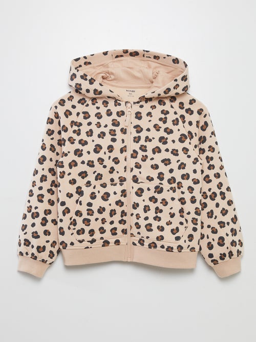 Felpa con zip e cappuccio - collezione facile da indossare - Kiabi