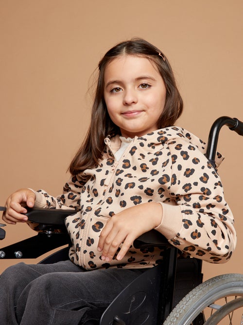 Felpa con zip e cappuccio - collezione facile da indossare - Kiabi