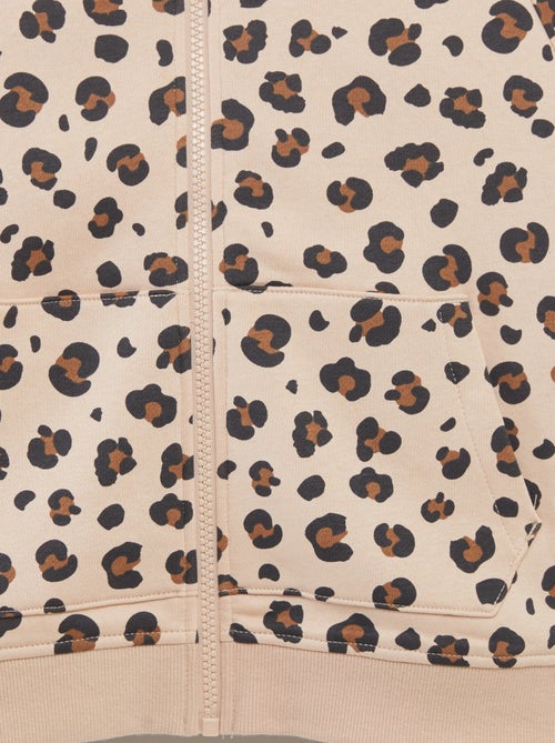 Felpa con zip e cappuccio - collezione facile da indossare - Kiabi