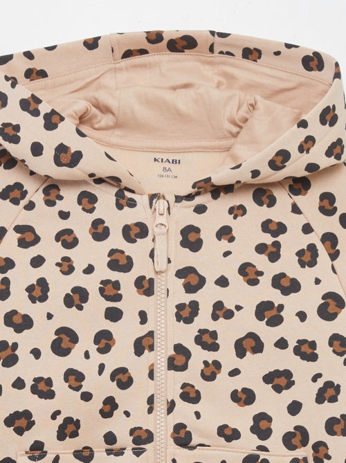 Felpa con zip e cappuccio - collezione facile da indossare - Kiabi