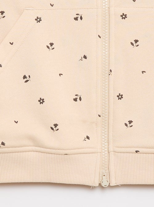 Felpa con zip e cappuccio - Collezione facile da indossare - Kiabi