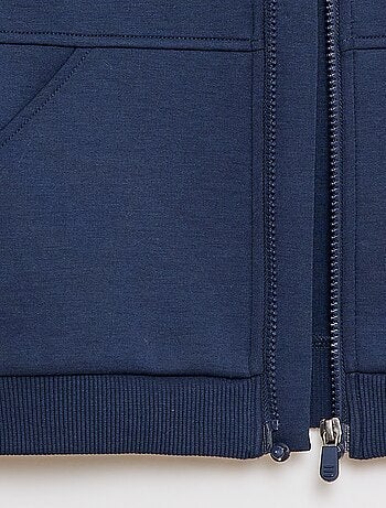 Felpa con zip e cappuccio - collezione facile da indossare