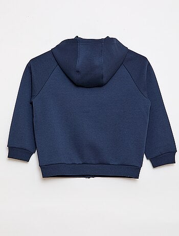 Felpa con zip e cappuccio - collezione facile da indossare