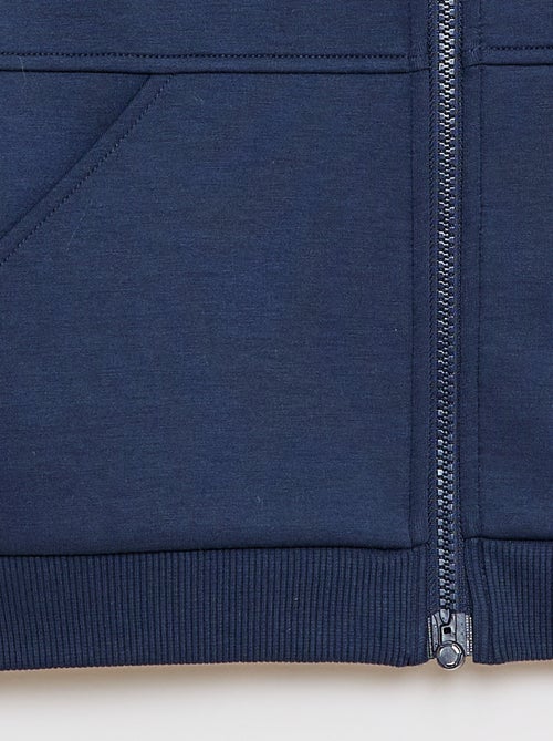 Felpa con zip e cappuccio - collezione facile da indossare - Kiabi