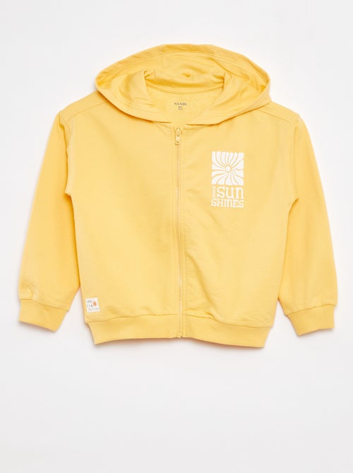 Felpa con zip e cappuccio - Graphik Edition - Kiabi