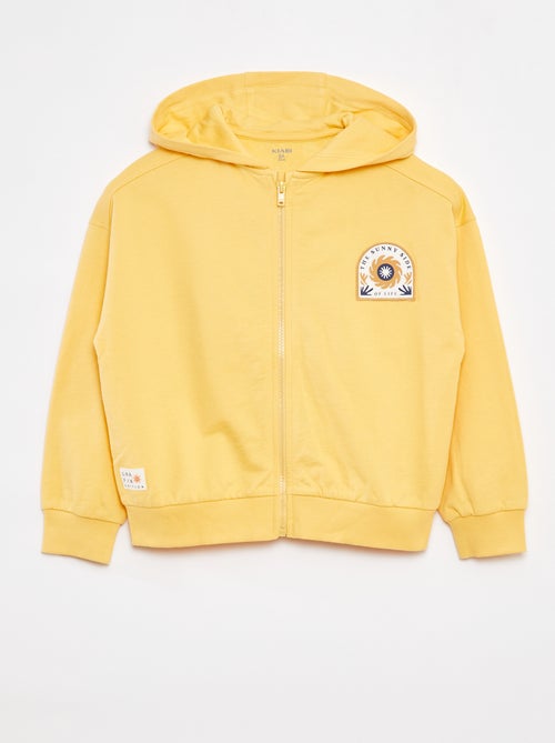 Felpa con zip e cappuccio - Graphik Edition - Kiabi