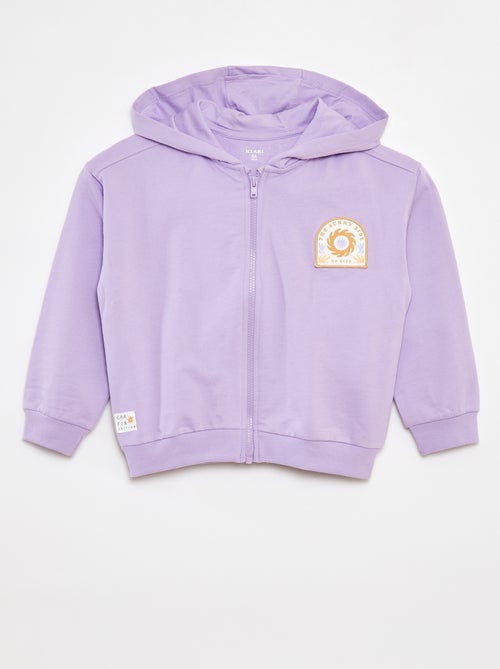 Felpa con zip e cappuccio - Graphik Edition - Kiabi