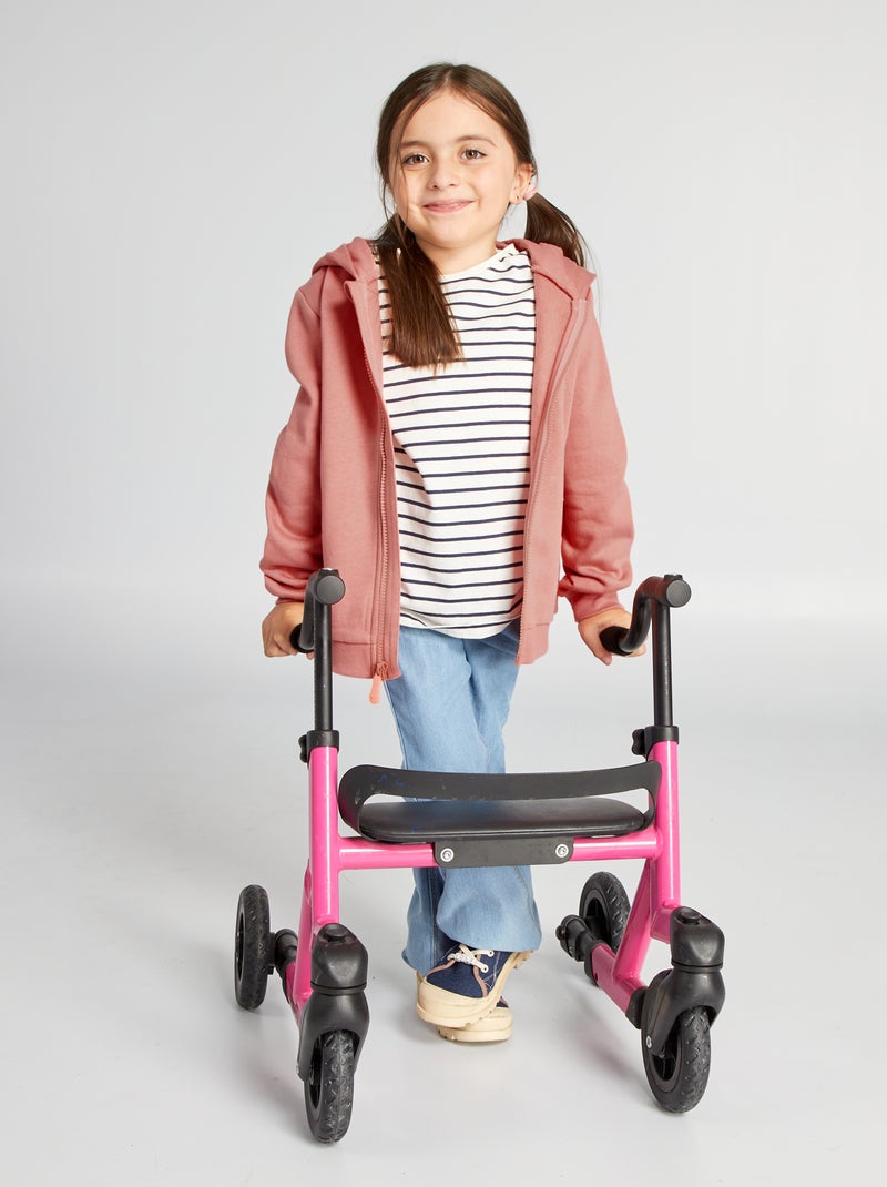 Felpa con zip e cappuccio - So Easy ROSA - Kiabi