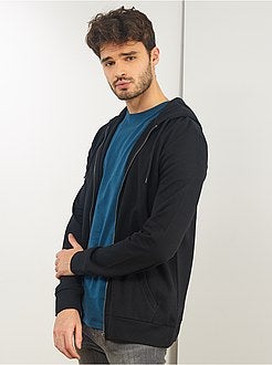 Uomini alti più di 190cm - Felpa con zip e cappuccio + 1 m 90 - Kiabi