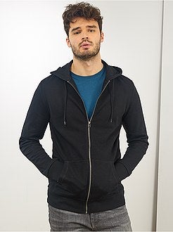 Uomini alti più di 190cm - Felpa con zip e cappuccio + 1 m 90 - Kiabi