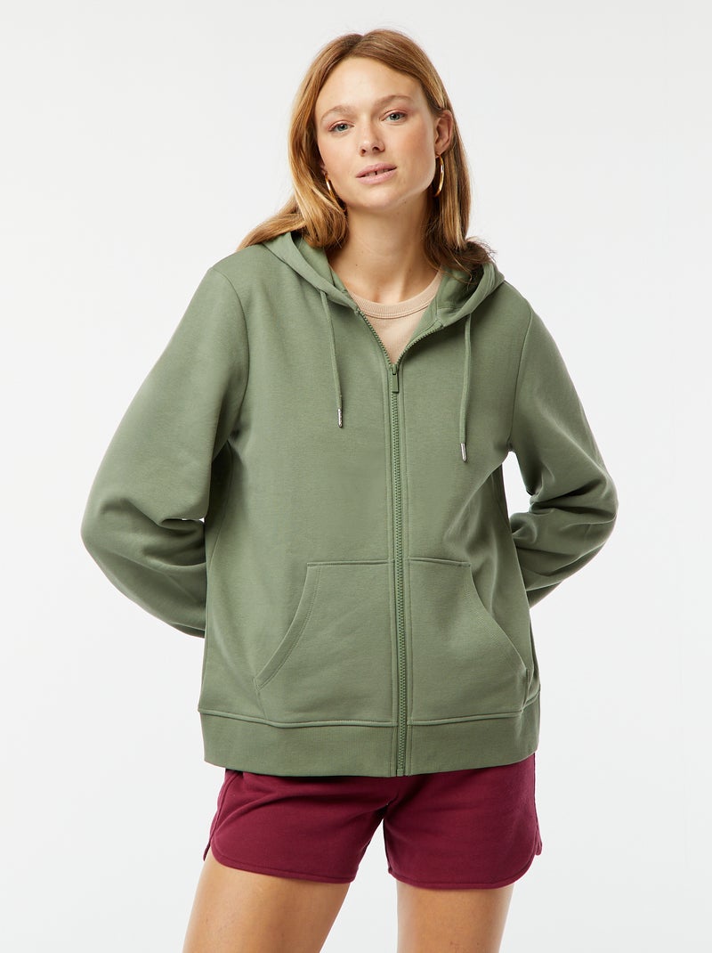Felpa Full Zip In Puro Cotone Bambina | BLUKIDS - Foto 7