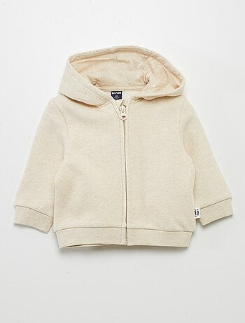 Felpa con zip e cappuccio