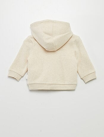 Felpa con zip e cappuccio