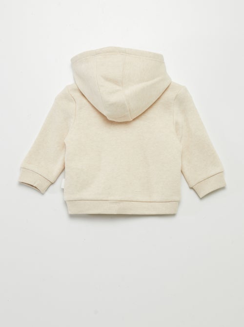 Felpa con zip e cappuccio - Kiabi
