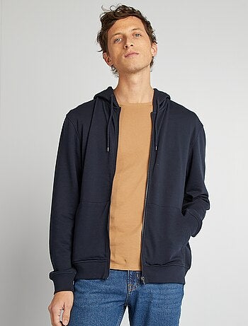 Felpa con zip e cappuccio
