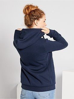 Felpa con zip e cappuccio - Kiabi