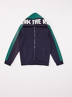 Felpa con zip e cappuccio - Kiabi